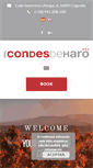Mobile Screenshot of hotelcondesdeharo.com